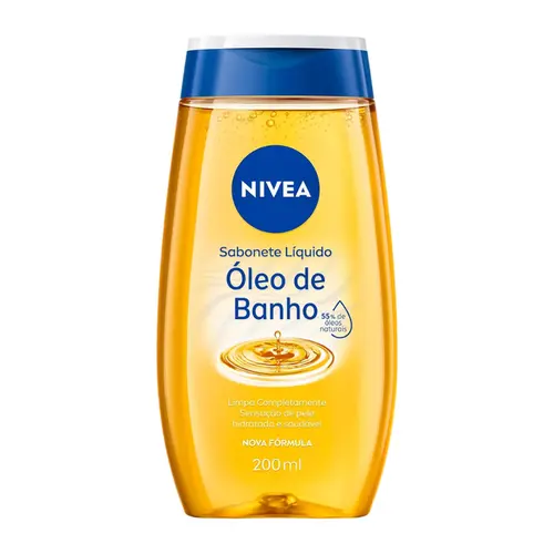 SABONETE LIQUIDO NIVEA OLEO DE BANHO 200ML