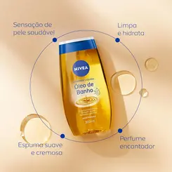 SABONETE LIQUIDO NIVEA OLEO DE BANHO 200ML