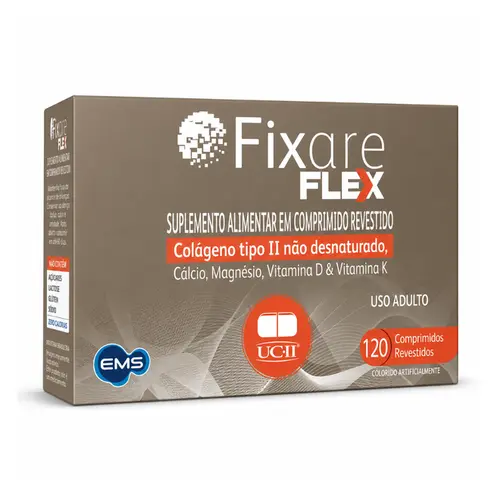 SUPLEMENTO ALIMENTAR FIXARE FLEX COM 120 COMPRIMIDOS