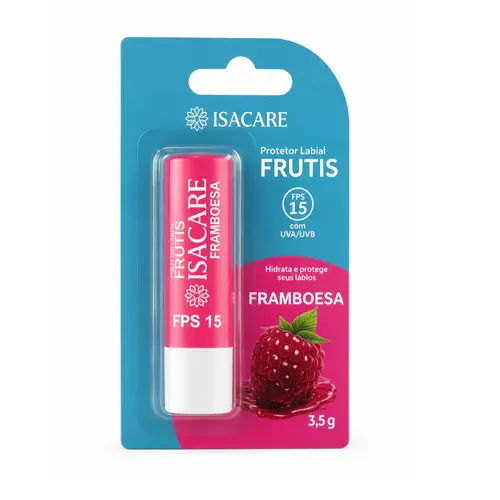 PROTETOR LABIAL ISACARE FRAMBOESA FPS15 3,5G