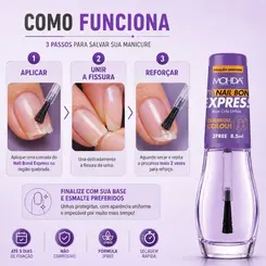 BASE COLA PARA UNHAS MOHDA NAIL BOND EXPRESS 8,5ML