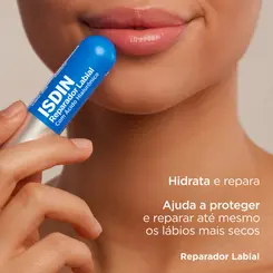 REPARADOR LABIAL ISDIN COM ÁCIDO HIALURÔNICO 4G