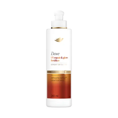 CREME PARA PENTEAR DOVE UV REPAIR & GLOW + FERÚLICO 240ML