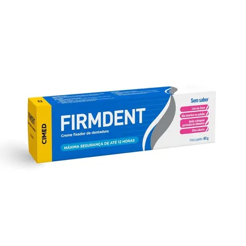 CREME FIXADOR DE DENTADURA FIRMDENT SEM SABOR 40G