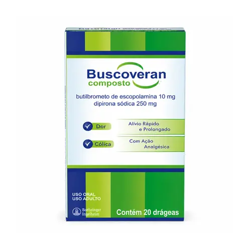 BUSCOVERAN COMPOSTO COM 20 COMPRIMIDOS