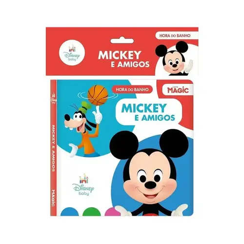 LIVRO DE BANHO DISNEY MICKEY E AMIGOS