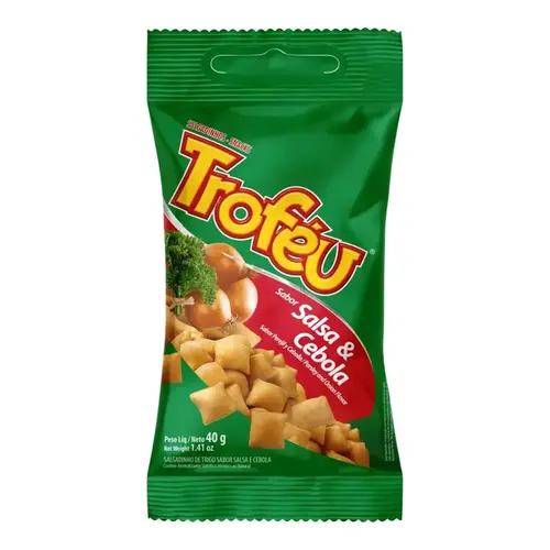 SALGADINHO TROFÉU SALSA E CEBOLA 40G