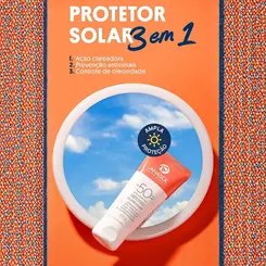 PROTETOR SOLAR FACIAL ANASOL CLAREADOR FPS 50 60G