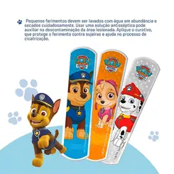 CURATIVOS ADESIVOS TOPZ PATRULHA CANINA COM 10 UNIDADES