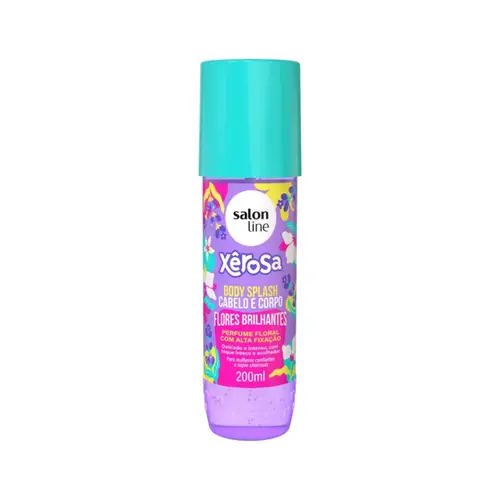 BODY SPLASH SALON LINE CABELO E CORPO XÊROSA FLORES BRILHANTES 200ML