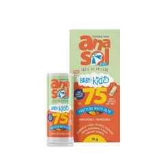 PROTETOR SOLAR EM STICK ANASOL KIDS FPS 75 16G