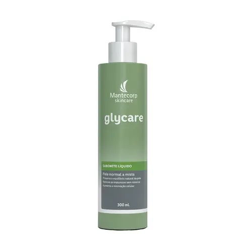 MANTECORP GLYCARE SABONETE LIQUIDO FACIAL PARA PELE OLEOSA OU MISTA 300ML