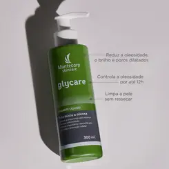 MANTECORP GLYCARE SABONETE LIQUIDO FACIAL PARA PELE OLEOSA OU MISTA 300ML
