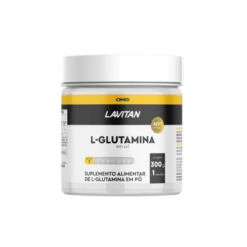 LAVITAN L-GLUTAMINA EM PÓ 300G