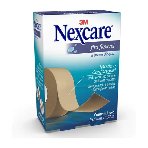 FITA NEXCARE FLEX À PROVA D'ÁGUA 25MM X 4,5M