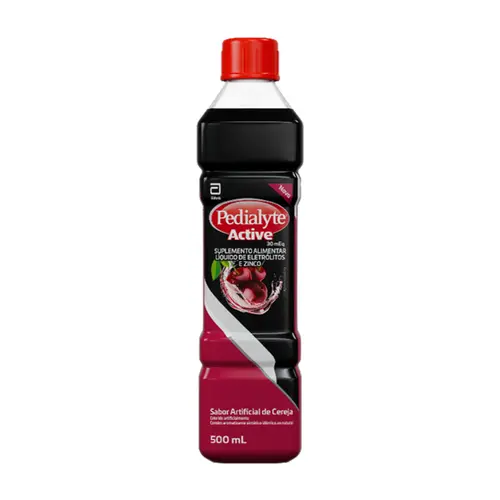 SUPLEMENTO ALIMENTAR PEDIALYTE ACTIVE SABOR CEREJA 500ML