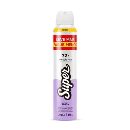 DESODORANTE AEROSOL CIMED SUPER BLOOM 250ML