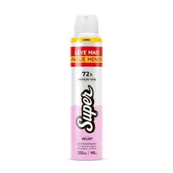 DESODORANTE AEROSOL CIMED SUPER VELVET 250ML