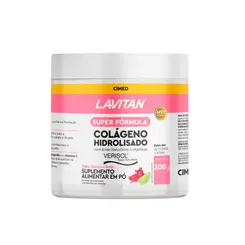 LAVITAN COLÁGENO HIDROLISADO SABOR HIBISCO E LIMÃO 300G
