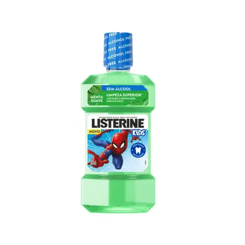 ENXAGUANTE BUCAL LISTERINE KIDS SABOR MENTA SUAVE 250ML