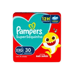FRALDA PAMPERS SUPERSEQUINHA XXG COM 30 UNIDADES