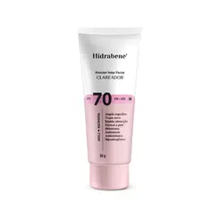 PROTETOR SOLAR FACIAL HIDRABENE CLAREADOR FPS 70 50G