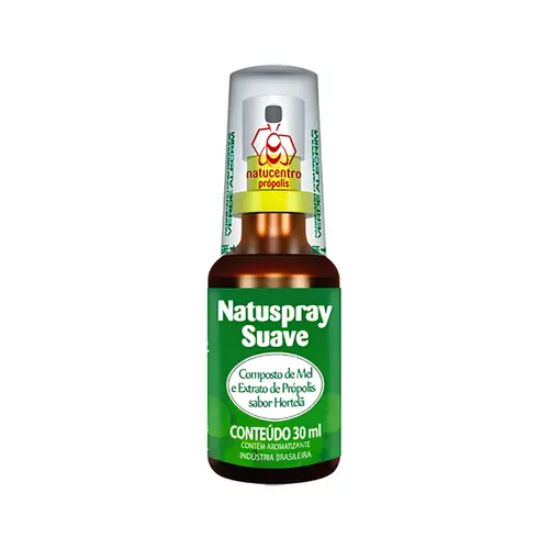 SPRAY BUCAL NATUSPRAY SUAVE SABOR HORTELÃ 30ML