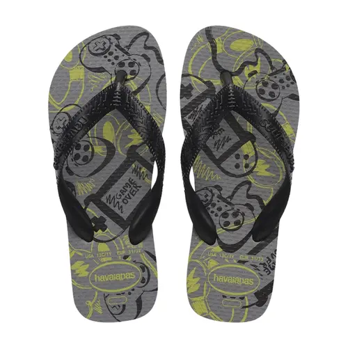 CHINELO HAVAIANAS KIDS ATHLETIC CINZA AÇO TAMANHO 27