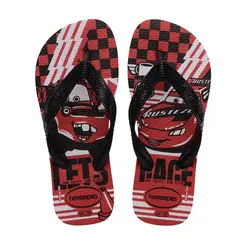 CHINELO HAVAIANAS KIDS DISNEY VERMELHO E PRETO TAMANHO 31