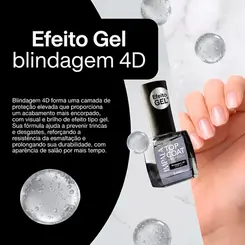 ESMALTE TOP COAT IMPALA BLINDAGEM 4D 8,8ML