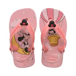 CHINELO HAVAIANAS BABY DISNEY CLASSICS MANGA ROSA TAMANHO 25