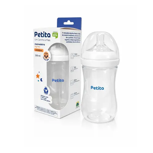 MAMADEIRA PETITA BIG FLOW ANTICÓLICA 330ML