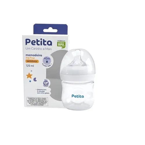 MAMADEIRA PETITA BIG FLOW ANTICÓLICA 125ML