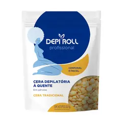 CERA DEPILATÓRIA DEPI ROLL QUENTE EM PÉROLAS TRADICIONAL 1KG