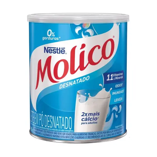 LEITE EM PÓ DESNATADO MOLICO CÁLCIO 280G