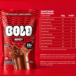 BOLD WHEY CHOCOLATE AO LEITE 450G