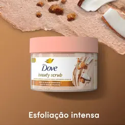 SABONETE ESFOLIANTE CORPORAL DOVE BEAUTY SCRUB COCO 280G