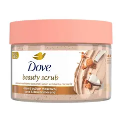 SABONETE ESFOLIANTE CORPORAL DOVE BEAUTY SCRUB COCO 280G