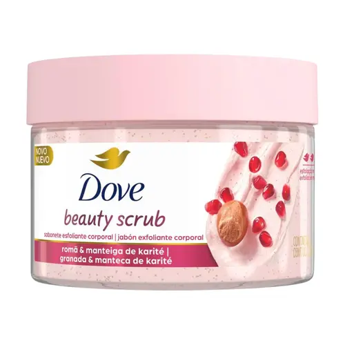 SABONETE ESFOLIANTE CORPORAL DOVE BEAUTY SCRUB ROMÃ 280G