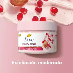 SABONETE ESFOLIANTE CORPORAL DOVE BEAUTY SCRUB ROMÃ 280G