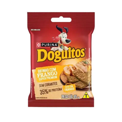 SNACK DOGUITOS BIFINHO SABOR FRANGO 65G