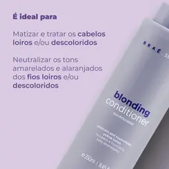 CONDICIONADOR BRAÉ STAGES BLONDING LOIRO 250ML