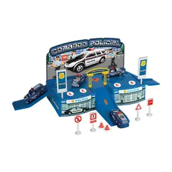 BRINQUEDO COMANDO POLICIAL COM CARRINHO
