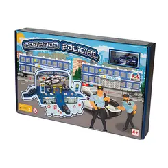 BRINQUEDO COMANDO POLICIAL COM CARRINHO