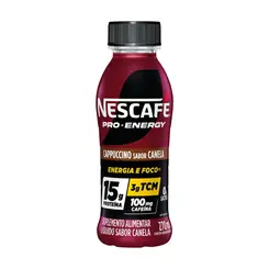 BEBIDA LÁCTEA NESCAFE PRO ENERGY CAPPUCCINO SABOR CANELA 270ML