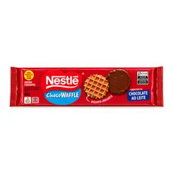 BISCOITO NESTLÉ CHOCOWAFFLE CHOCOLATE AO LEITE 80G