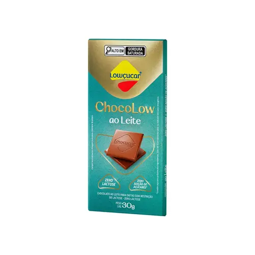 CHOCOLATE LOWÇUCAR AO LEITE 30G
