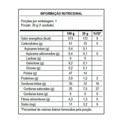 CHOCOLATE LOWÇUCAR AO LEITE 30G