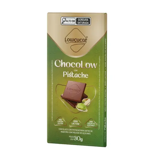 CHOCOLATE LOWÇUCAR COM PISTACHE 30G