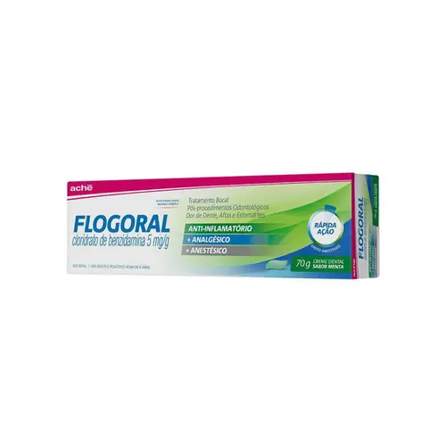 FLOGORAL CREME DENTA ANÁLGESICO 70G
